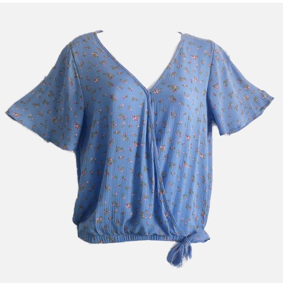 Hippie Rose Floral Print Top Size XSmall - Picture 1 of 9